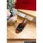 Valentino Grainy Calfskin Double Rockstud Wedge Espadrilles Slide Sandals Black
