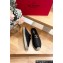 Valentino The Bold Edition Vlogo Grainy Calfskin Espadrilles Mules Black 2024