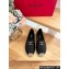 Valentino The Bold Edition Vlogo Grainy Calfskin Espadrilles Black 2024