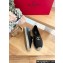 Valentino The Bold Edition Vlogo Grainy Calfskin Espadrilles Black 2024