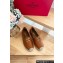 Valentino The Bold Edition Vlogo Grainy Calfskin Espadrilles Brown 2024