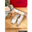 Valentino The Bold Edition Vlogo Grainy Calfskin Espadrilles White 2024