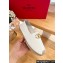 Valentino The Bold Edition Vlogo Grainy Calfskin Espadrilles White 2024