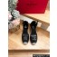 Valentino The Bold Edition Vlogo Grainy Calfskin Wedge Espadrilles Black 2024