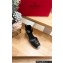 Valentino The Bold Edition Vlogo Grainy Calfskin Wedge Espadrilles Black 2024