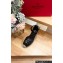 Valentino The Bold Edition Vlogo Grainy Calfskin Wedge Espadrilles Black 2024