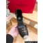 Valentino The Bold Edition Vlogo Grainy Calfskin Wedge Espadrilles Black 2024