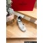 Valentino The Bold Edition Vlogo Grainy Calfskin Wedge Espadrilles White 2024