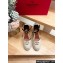Valentino The Bold Edition Vlogo Grainy Calfskin Wedge Espadrilles Beige 2024