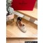 Valentino The Bold Edition Vlogo Grainy Calfskin Wedge Espadrilles Beige 2024