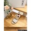 Loewe anagram Canvas Wedge Espadrilles Sandals Beige 2024