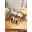 Loewe anagram Canvas Wedge Espadrilles Sandals Beige 2024