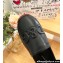 Dolce & Gabbana leather espadrille Black with D&G logo 2024
