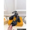 Louis Vuitton Heel 12cm Platform 3.5 Shake Sandals Patent calf leather Black 2024