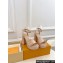 Louis Vuitton Heel 12cm Platform 3.5 Shake Sandals Patent calf leather Nude 2024