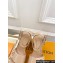 Louis Vuitton Heel 12cm Platform 3.5 Shake Sandals Patent calf leather Nude 2024