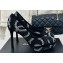 Chanel Heel 10.5cm Platform 2cm Pumps Black/Crystals CC Logo 2024