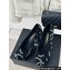 Chanel Heel 10.5cm Platform 2cm Pumps Black/Crystals CC Logo 2024