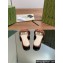 Gucci Women's Interlocking G cut-out slide sandals 694451 Brown 2024