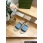 Gucci Women/Men slide espadrille 777366 in GG Denim Light Blue 2024