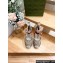Gucci Women's GG matelassé platform espadrille 621240 GG canvas Beige/Black 2024