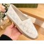 Gucci Women's espadrille with GG crystals in Denim White 2024