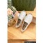 Gucci Women's espadrille with GG crystals in Denim White 2024