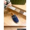 Gucci Women/Men Interlocking G slide espadrille 777366 in Canvas Blue 2024