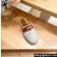 Gucci Women/Men Interlocking G slide espadrille 777366 in Canvas White 2024