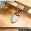 Gucci Women/Men Interlocking G slide espadrille 777366 in Canvas White 2024