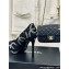 Chanel Heel 10.5cm Platform 2cm Pumps Black/Crystals CC Logo 2024