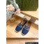 Gucci Women/Men Interlocking G espadrille 777365 in Canvas Blue 2024