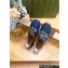Gucci Women/Men Interlocking G espadrille 777365 in Canvas Blue 2024