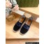 Gucci Women/Men Interlocking G espadrille 777365 in Canvas Black 2024