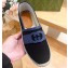 Gucci Women/Men Interlocking G espadrille 777365 in Canvas Black 2024