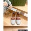 Gucci Women/Men Interlocking G espadrille 777365 in Canvas White 2024