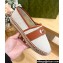 Gucci Women/Men Interlocking G espadrille 777365 in Canvas White 2024