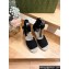 Gucci Women's Interlocking G espadrille 771779 in Canvas Black 2024