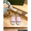 Gucci Women's Interlocking G espadrille sandals 771786 in Canvas Pink 2024