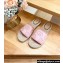 Gucci Women's Interlocking G espadrille sandals 771786 in Canvas Pink 2024