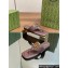 Gucci Women's Double G thong slide sandals 776948 Coffee 2024