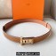 Hermes Width 2.4cm Collier de Chien 24 belt Brown