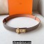 Hermes Width 2.4cm Collier de Chien 24 belt Gray