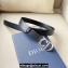 Dior Width 3cm C'est Belt in Smooth Calfskin Black/Silver 2024