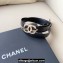 Chanel Width 2cm calfskin belt Black with Crystal and Pearl CC Logo Buckle 2024
