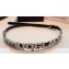 Alexander Wang Width 1.5cm Metal Letters Belt Black/Silver