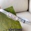 Gucci Width 2cm Thin belt Silver with crystal Double G buckle 751553 2024