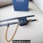 Dior Width 1.5cm Pouch Belt with Chain Black 2024
