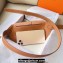 Hermes Elan Pocket 24 belt Brown/Silver