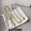 Loewe Anagram chain belt in brass Gold